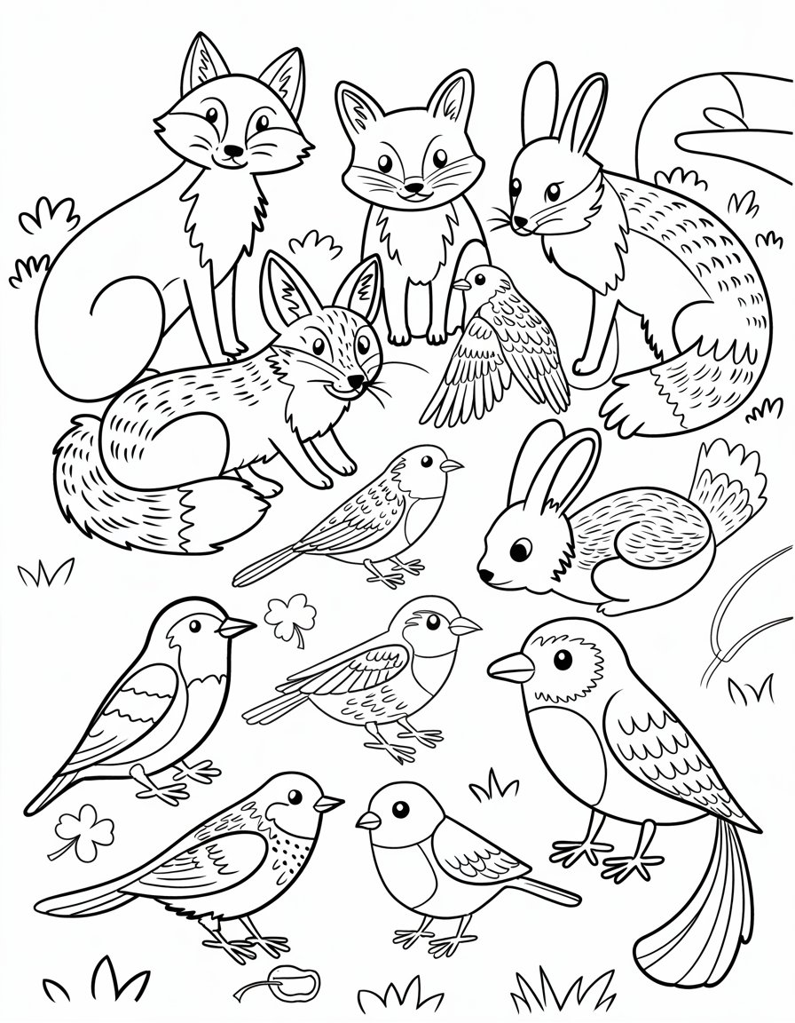 Rainbow Animals